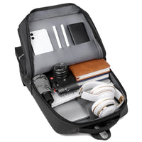 HKM-994259 Custom Logo Business Laptop Backpack with USB Charging Port and Large Capacity for Travel and Work