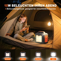 HKM-994259 Portable Solar Power Station 296Wh with 300W Output for Camping, Travel, and Emergency Use