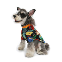 HKM-9943613 Casual Spring and Summer Pet Dog Clothes in Brown and Black