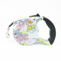 HKM-9945021 Multi-Color Automatic Retractable Pet Traction Belt - 5M Length, Multiple Designs Available
