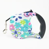 HKM-9945021 Multi-Color Automatic Retractable Pet Traction Belt - 5M Length, Multiple Designs Available