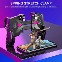 HKM-994515 Multi-Function Gamepad for Mobile Devices - Ergonomic Design with Trigger Mechanism for Enhanced Gaming Experience