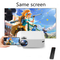 HKM-995027 Home Office HD Mobile Wireless Projector with 1080p Resolution and Multiple Color Options