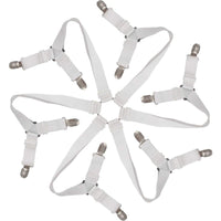 HKM-995027 Non-Slip Six-Sided Sheet Fixing Strap with Metal Buckle for Quilts and Bedding