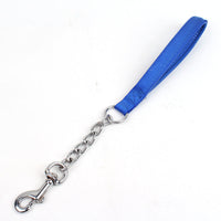 HKM-9950781 Durable Nylon Hand-Holding Dog Rope in Blue, Black, Red, and Purple - 3mm & 4mm Widths, 42cm Long