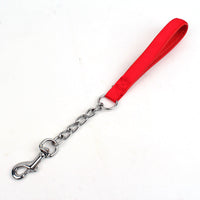 HKM-9950781 Durable Nylon Hand-Holding Dog Rope in Blue, Black, Red, and Purple - 3mm & 4mm Widths, 42cm Long