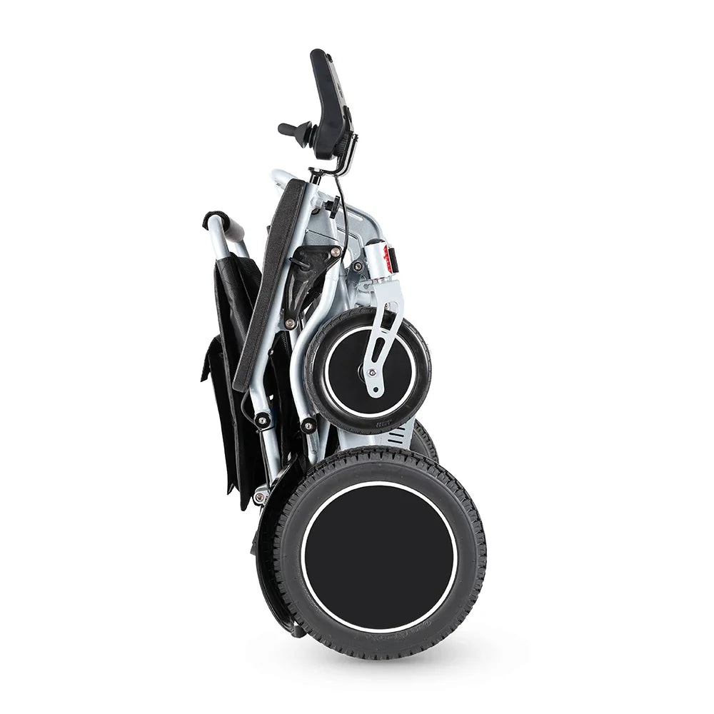 HKM-995219 Lightweight Electric Wheelchair with 12.5" Rear Wheels and Shock Absorption Function