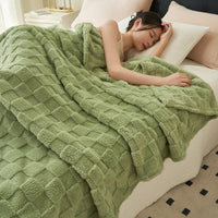 HKM-995347 Four Seasons Multifunctional Soft Polyester Fiber Blanket in Various Sizes and Colors