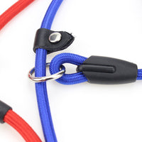 HKM-9956541 Adjustable Nylon Dog Traction Rope with Integrated Collar Design in Various Colors