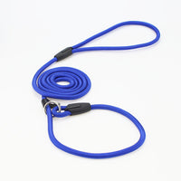 HKM-9956541 Adjustable Nylon Dog Traction Rope with Integrated Collar Design in Various Colors