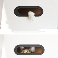HKM-9956925 Corrugated Cat Scratch Board Toy with Book Stand Design for Scratch and Play