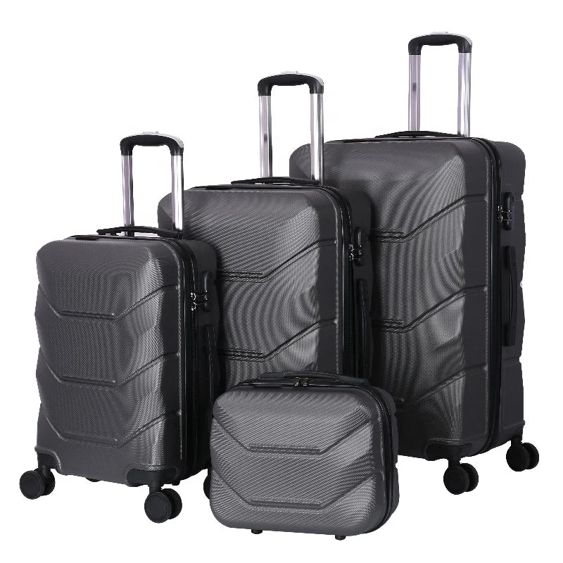 HKM-995731 Carry-On Hard Shell Suitcases – 20", 24", and 28" Travel Luggage Sets