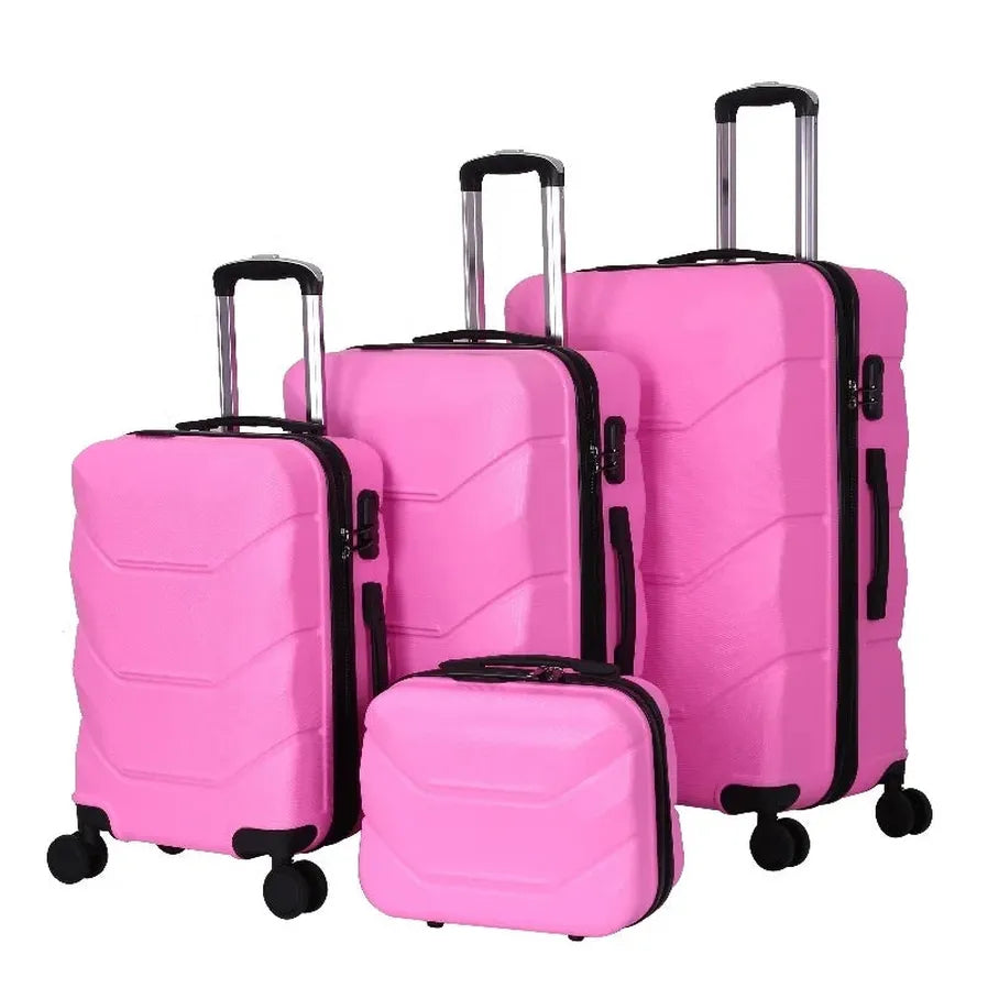 HKM-995731 Carry-On Hard Shell Suitcases – 20", 24", and 28" Travel Luggage Sets