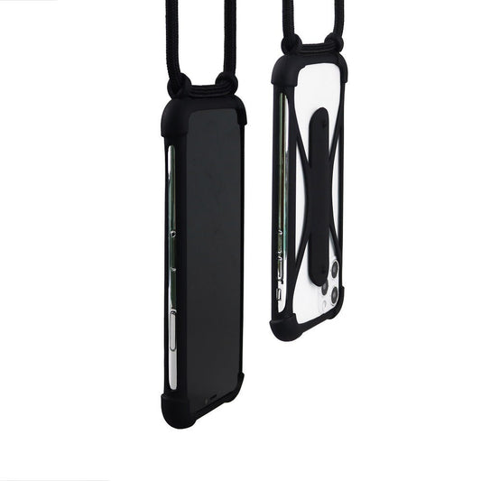 HKM-995731 Universal Silicone Lanyard Phone Case with Anti-Fall Protection for All Mobile Devices