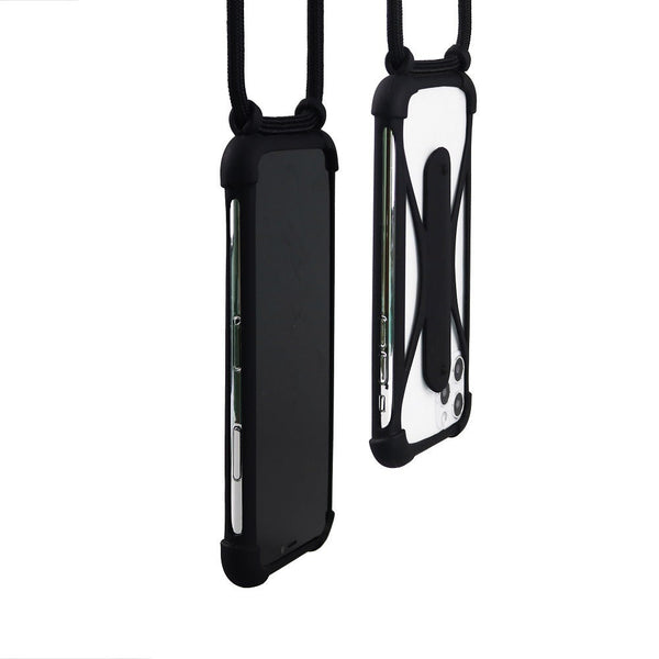 HKM-995731 Universal Silicone Lanyard Phone Case with Anti-Fall Protection for All Mobile Devices