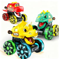 HKM-995987 Inertial Glide Monster Truck and Dinosaur Cars – Light-Up Pull Back Truck Toys for Kids Ages 2 to 13