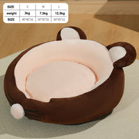 HKM-9960765 Lamb Wool Calming Pet Bed with Soft Padding for Ultimate Comfort