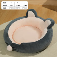 HKM-9960765 Lamb Wool Calming Pet Bed with Soft Padding for Ultimate Comfort
