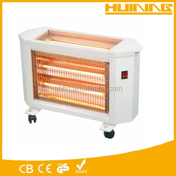 HKM-996115 800W Quartz Infrared Oil Filled Heater with Adjustable Thermostat and Overheat Protection