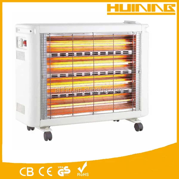 HKM-996115 800W Quartz Infrared Oil Filled Heater with Adjustable Thermostat and Overheat Protection