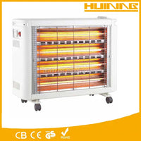 HKM-996115 800W Quartz Infrared Oil Filled Heater with Adjustable Thermostat and Overheat Protection