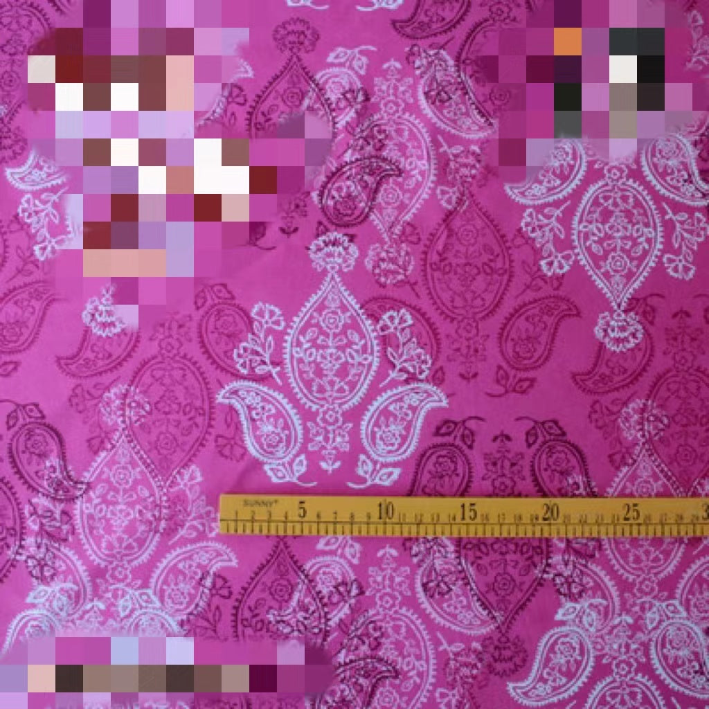 HKM-996179 Cotton Fabric Patchwork - European and American Floral and Plant Designs in Various Colors