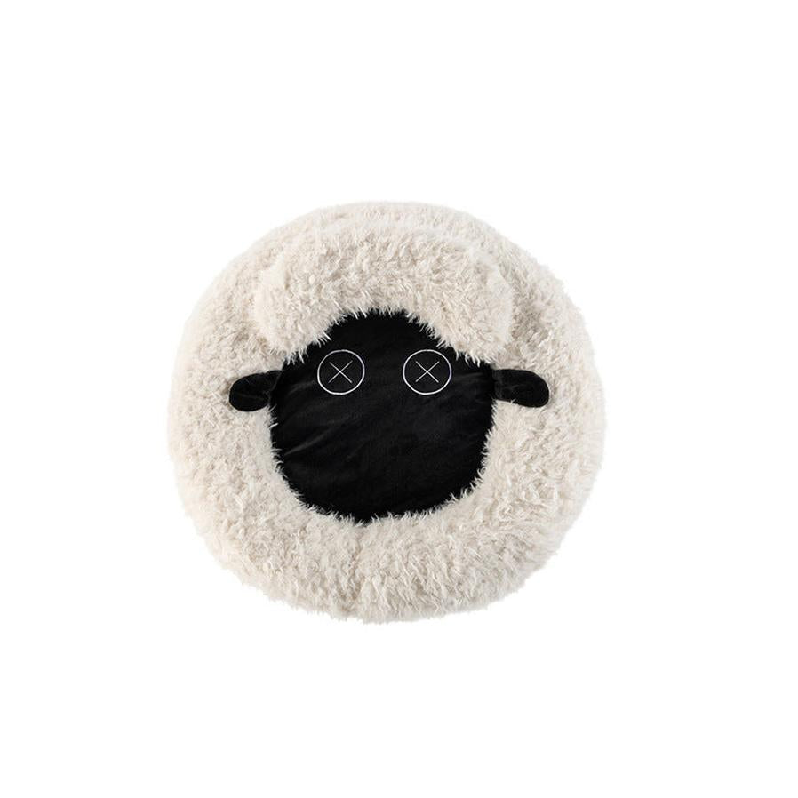 HKM-996179 Cozy Winter Round Cat Bed for Ultimate Comfort and Warmth