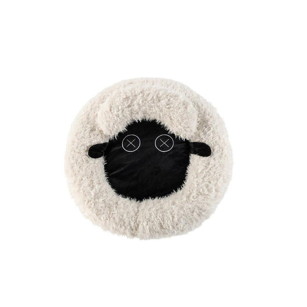 HKM-996179 Cozy Winter Round Cat Bed for Ultimate Comfort and Warmth