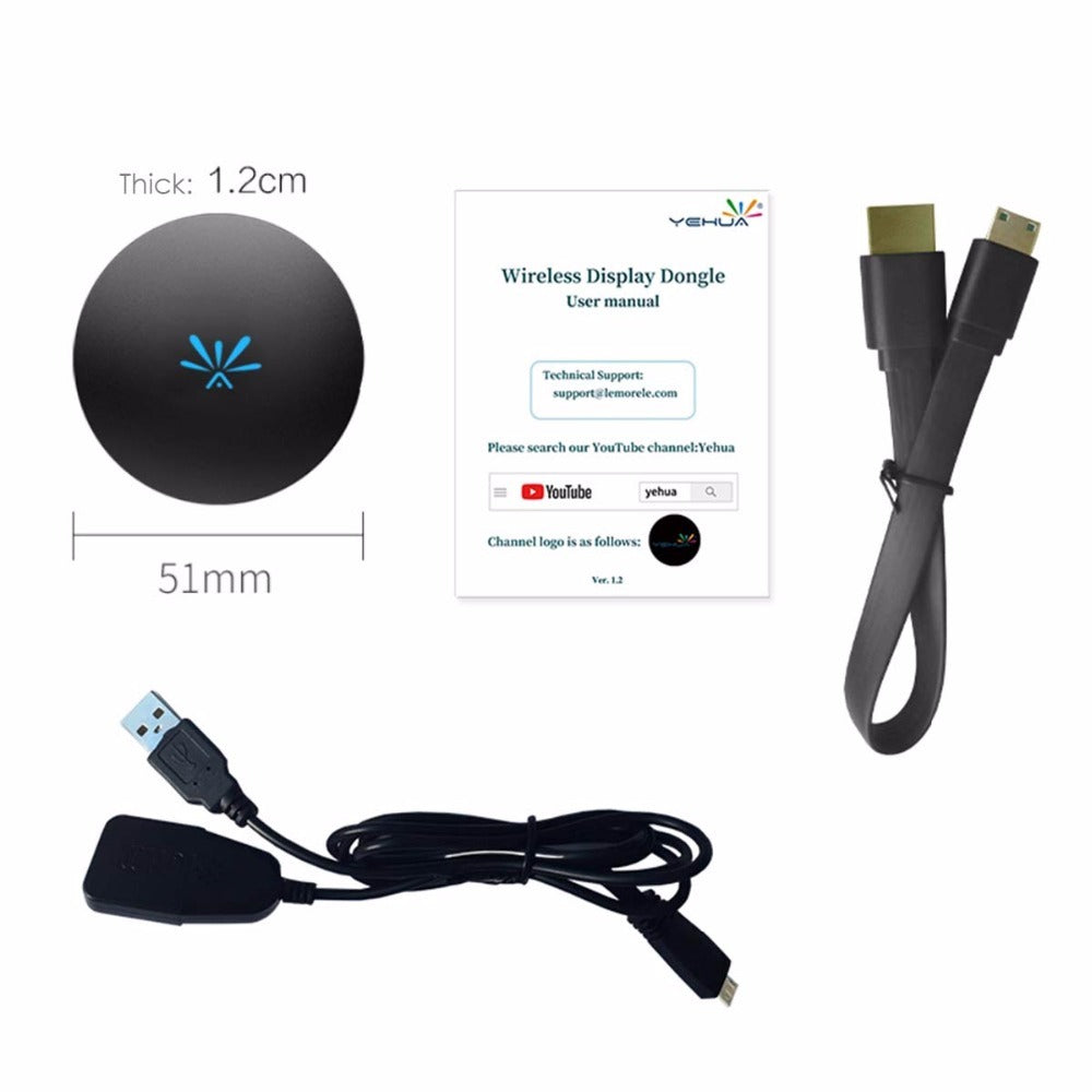 HKM-996179 G6 Mobile Phone & HDMI Wireless Display Dongle with Full HD 1080P Streaming Capability