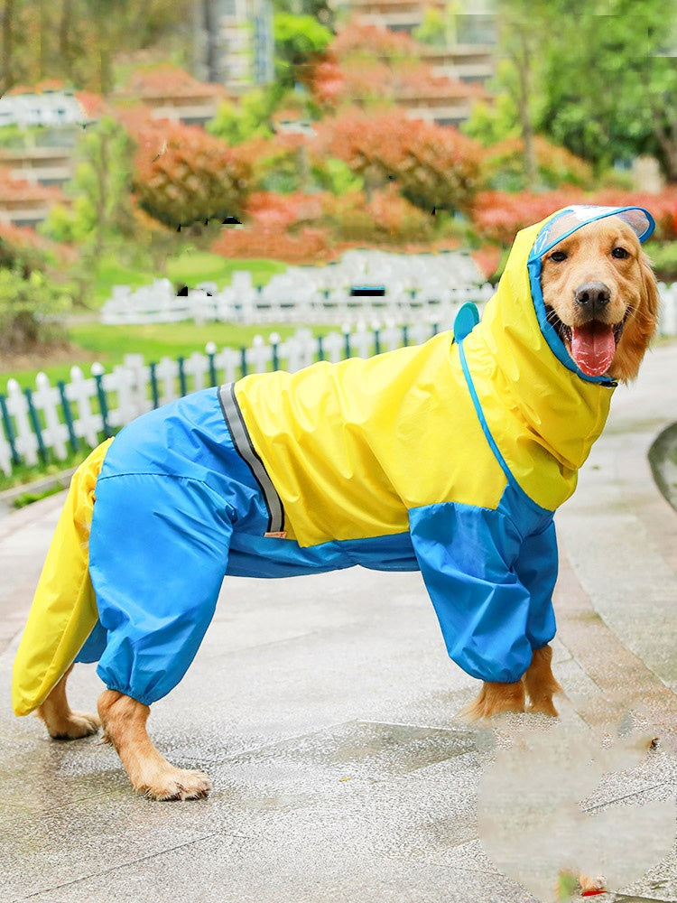 HKM-9963069 Waterproof Casual Raincoat for Dogs - Sizes 3XL to 7XL