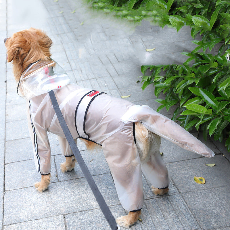 HKM-9963069 Waterproof Casual Raincoat for Dogs - Sizes 3XL to 7XL