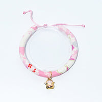 HKM-996371 Japanese Pet Collar with Bell for Dogs and Cats - Multiple Sizes Available
