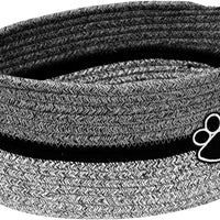 HKM-9963965 Handmade Cotton Woven Basket for Organizing Toys, Nursery, and Home Décor - Light Beige