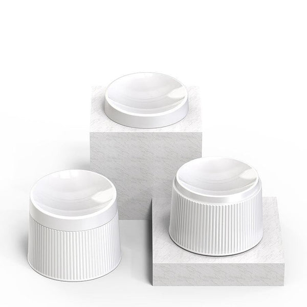 HKM-996499 Geometric Double Cat Bowl - A5 Food Grade Melamine, 194mm Diameter, 145mm Height