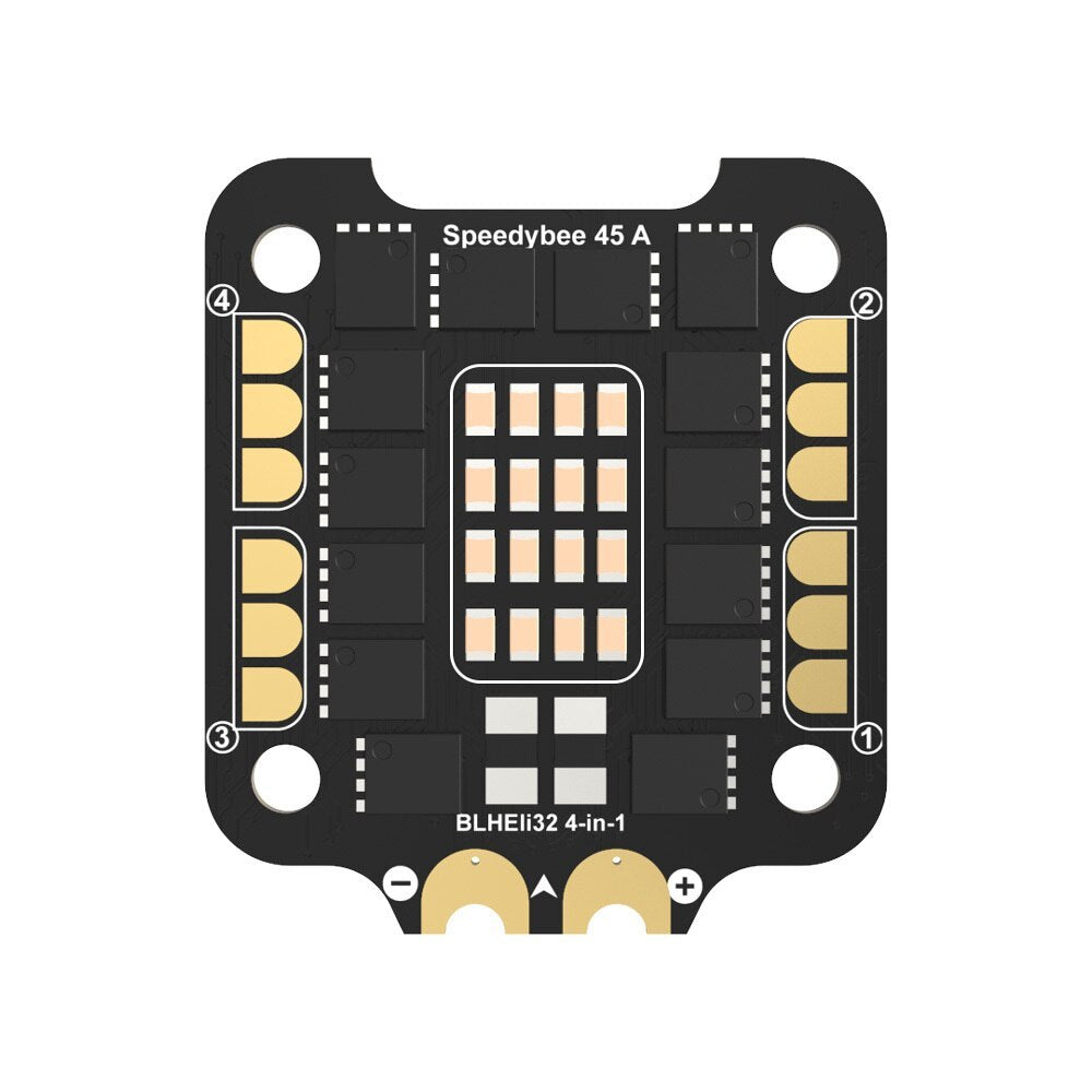 HKM-996563 SpeedyBee F7V2 Flight Controller with Built-in 5A 4-in-1 ESC for Racing Drones