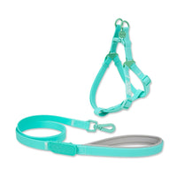 HKM-9966269 Waterproof PVC Pet Collar with Traction Rope ¨C Durable and Comfortable Design