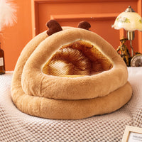 HKM-9966525 Graphene Material Semi-Closed Warm Dog Kennel - Two Sizes Available