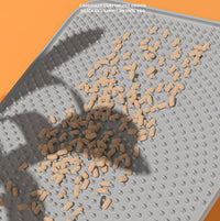 HKM-9968061 Silicone Cat Litter Box Mat for Easy Sand Collection and Clean Ground