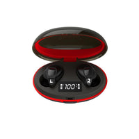 HKM-996819 Bluetooth Earbuds with Voice Control, Stereo Sound, and Multi-Point Connection - Black