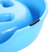 HKM-9968445 Anti-Choking Slow Feeder Bowl for Pets ¨C Melamine, Non-Slip, Multi-Color Options
