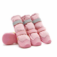 HKM-9969085 Waterproof and Breathable Medium to Large Dog Shoes - Non-Slip, Wear-Resistant, Warm Rubber Design
