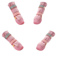 HKM-9969085 Waterproof and Breathable Medium to Large Dog Shoes - Non-Slip, Wear-Resistant, Warm Rubber Design