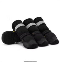 HKM-9969085 Waterproof and Breathable Medium to Large Dog Shoes - Non-Slip, Wear-Resistant, Warm Rubber Design