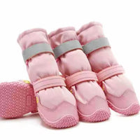 HKM-9969085 Waterproof and Breathable Medium to Large Dog Shoes - Non-Slip, Wear-Resistant, Warm Rubber Design