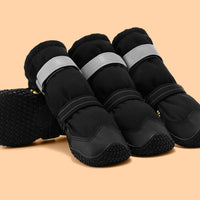 HKM-9969085 Waterproof and Breathable Medium to Large Dog Shoes - Non-Slip, Wear-Resistant, Warm Rubber Design