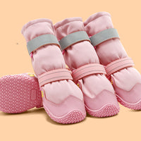 HKM-9969085 Waterproof and Breathable Medium to Large Dog Shoes - Non-Slip, Wear-Resistant, Warm Rubber Design