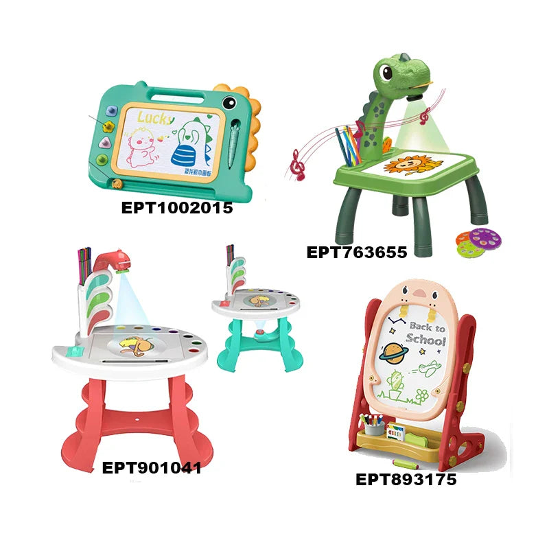 HKM-997139 3-in-1 Multifunctional Giraffe Drawing Projector Toy for Kids Ages 5-7
