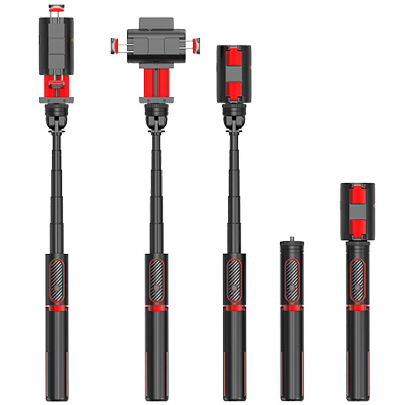 HKM-997203 All-in-One Handheld Stabilizer Selfie Stick Tripod for iPhone Models, Lightweight Aluminum Alloy, Adjustable Length