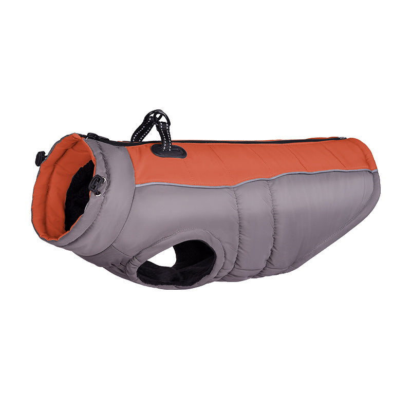 HKM-9972797 Thickened Cotton-Padded Dog Apparel for Autumn & Winter in Various Colors and Sizes