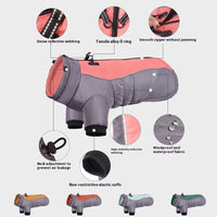 HKM-9972797 Thickened Cotton-Padded Dog Apparel for Autumn & Winter in Various Colors and Sizes